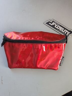 NWT Red sparkle Fydelity Fanny Bag